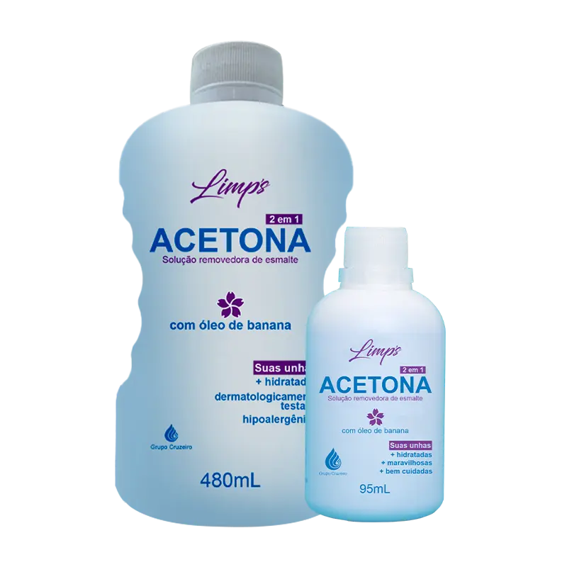 Limp's Acetona 480ml e 95ml